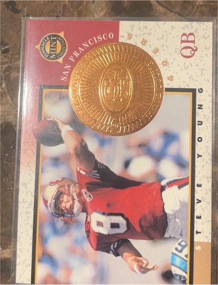 1997 Pinnacle Mint Collection #6 Steve Young — front