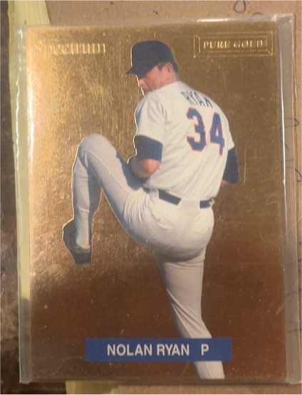 1993 Spectrum Pure Gold #1 Nolan Ryan — front