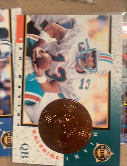 1997 Pinnacle Mint Collection #7 Dan Marino — front