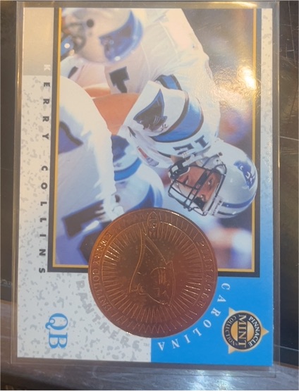 1997 Pinnacle Mint #4 Kerry Collins — front