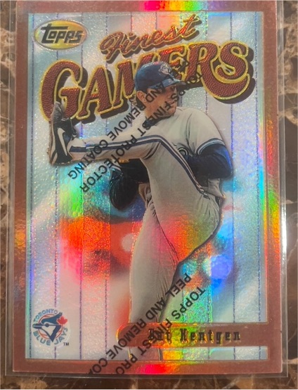 1996 Topps Finest Gamers #87 Pat Hentgen — front