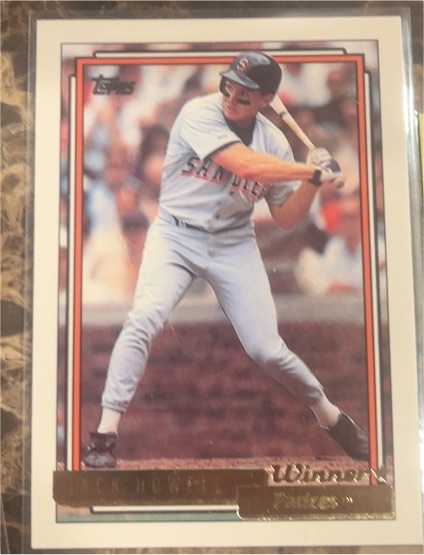 1992 Topps Gold Winners #769 Jack Howell — front