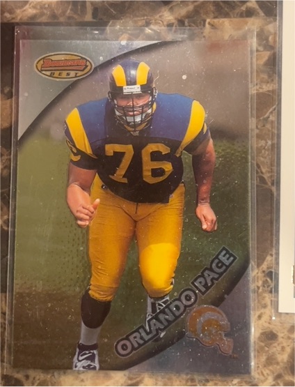 1997 Bowman's Best #110 Orlando Pace — front