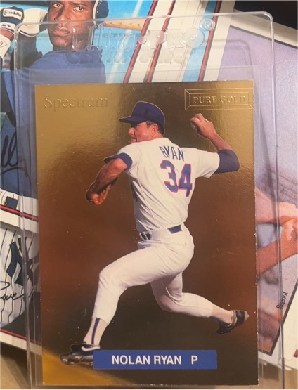 1993 Spectrum Pure Gold #1 Nolan Ryan — front