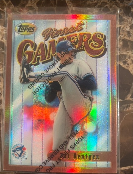 1996 Topps Finest Gamers #63 Denny Neagle — front
