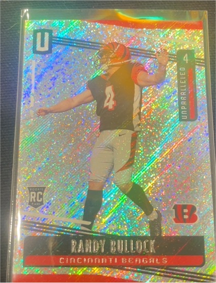 2019 Panini Unparalleled #4 Randy Bullock — front