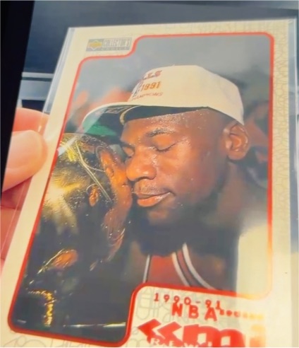 1990 Fleer #500 Michael Jordan — front
