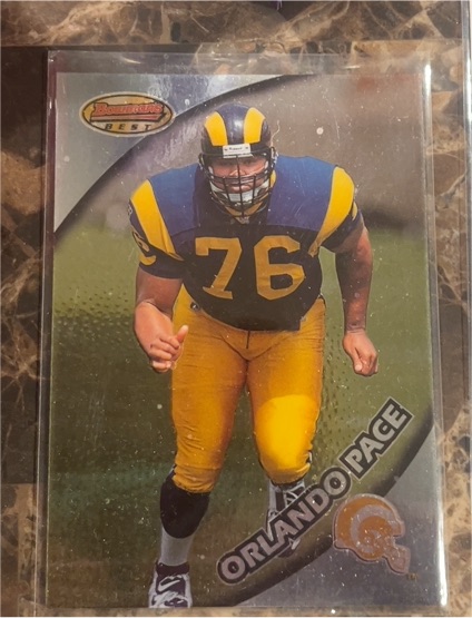 1997 Bowman's Best #110 Orlando Pace — front