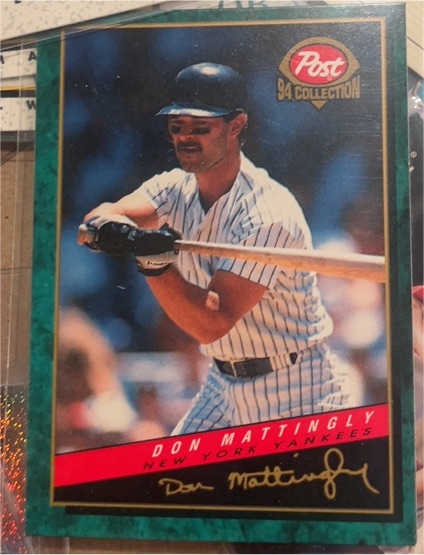 1994 Post Cereal #2 Don Mattingly — front