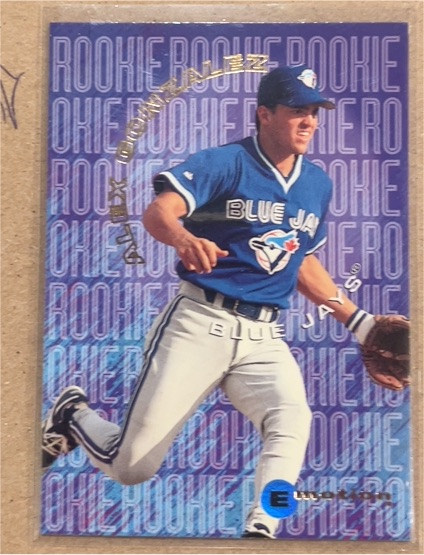 1995 SkyBox E-Motion Rookies #5 Alex Gonzalez — front