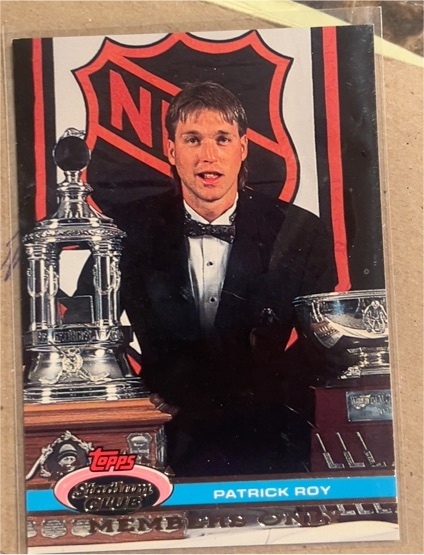 1991 Topps Stadium Club Members Only #NNO Patrick Roy — front