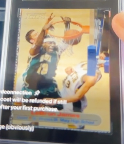 2003 Sports Illustrated for Kids #264 LeBron James Rookie RC — front
