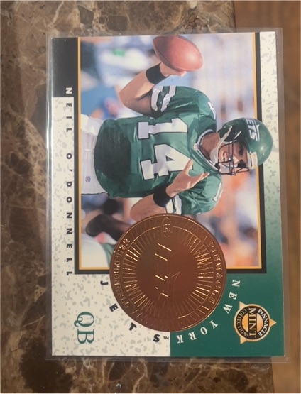 1997 Pinnacle Mint #20 Neil O'Donnell — front