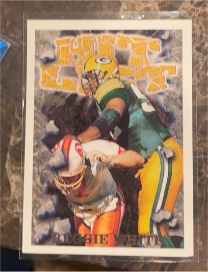 1995 Topps #11 Reggie White Hit List — front