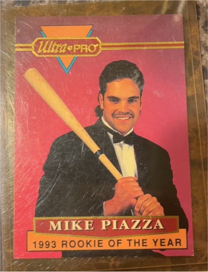 1994 Ultra Pro #1 Mike Piazza 1993 Rookie of the Year — front