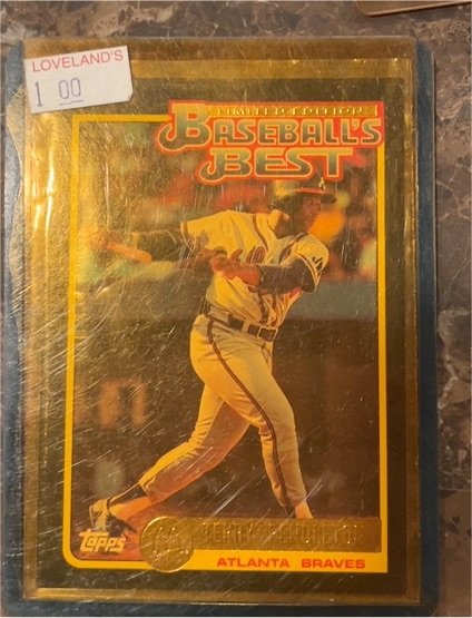 1992 Topps McDonald's Baseball's Best #7 Terry Pendleton — front