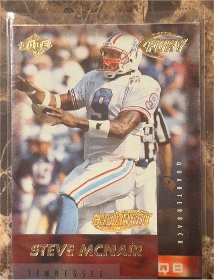 1999 Collector's Edge Fury Gold Ingot #9 Steve McNair — front