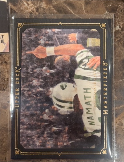 2008 Upper Deck Masterpieces #47 Joe Namath — front