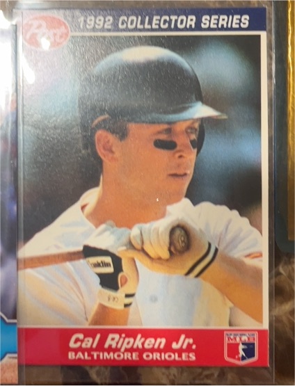 1992 Post Cereal #9 Cal Ripken Jr. — front