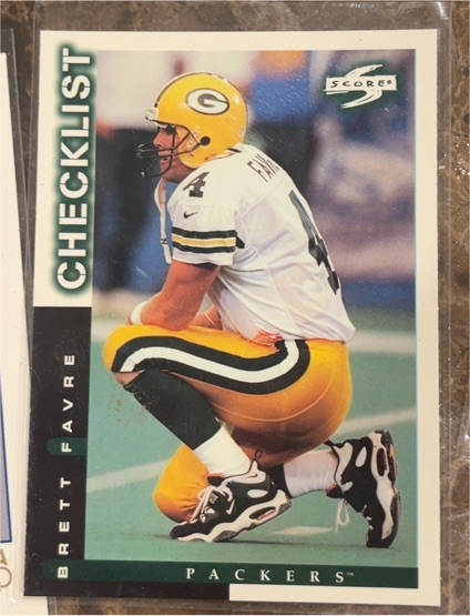 1998 Score #268 Brett Favre — front