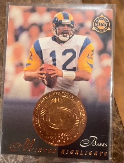 1997 Pinnacle Mint #29 Tony Banks — front