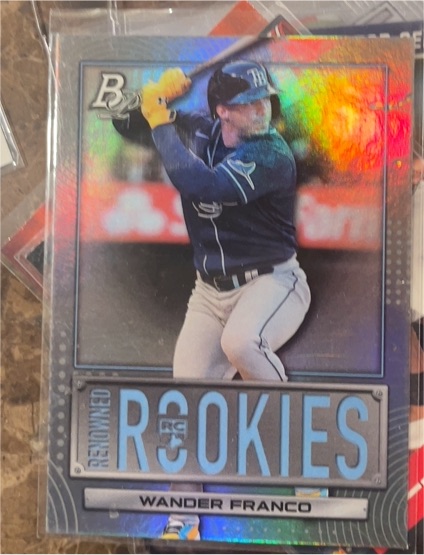 2022 Bowman Platinum #RR-2 Wander Franco Renowned Rookies — front