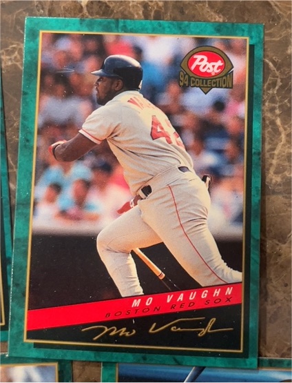 1994 Post Collection #8 Mo Vaughn — front