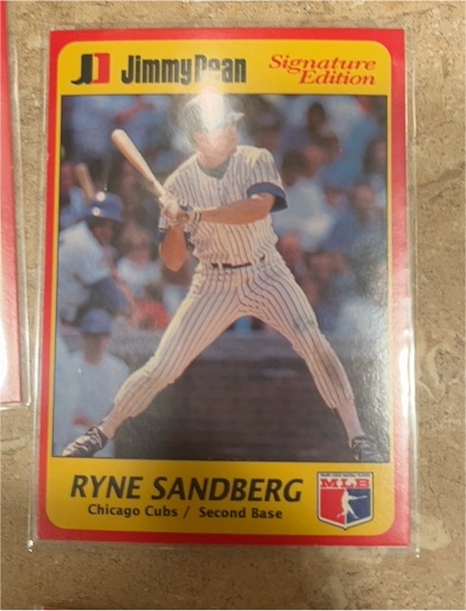 1991 Jimmy Dean Signature Edition #6 Ryne Sandberg — front