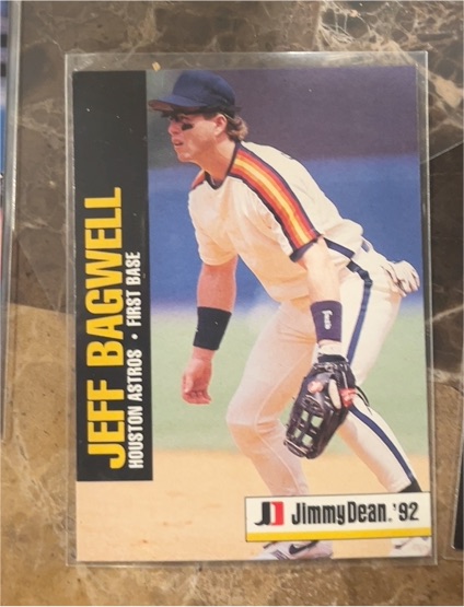 1992 Jimmy Dean #3 Jeff Bagwell — front