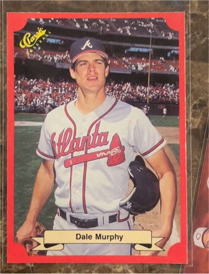 1988 Classic #156 Dale Murphy — front