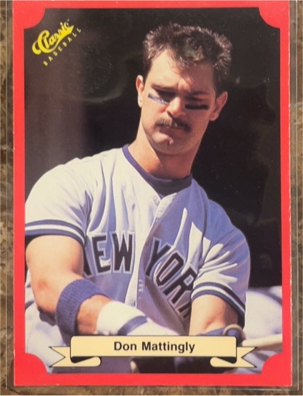 1988 Classic Red #152 Don Mattingly — front
