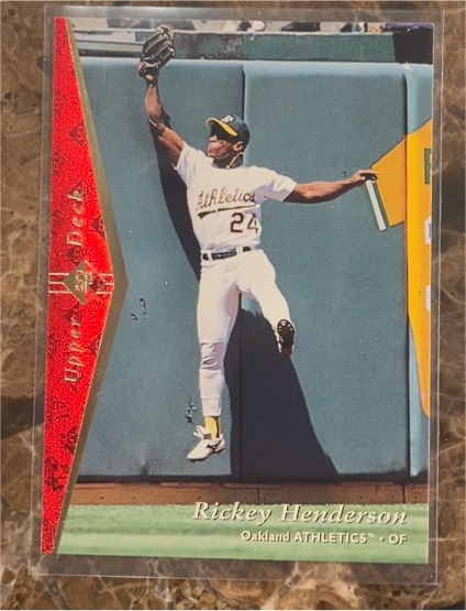 1995 Upper Deck SP #182 Rickey Henderson — front