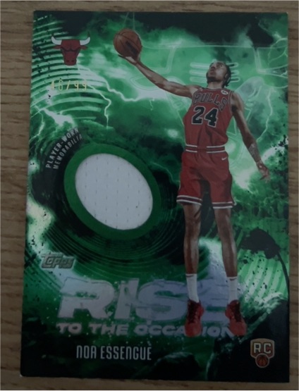 2025-26 Topps Rise to the Occasion Relics #RTO-NE Noa Essengue — front