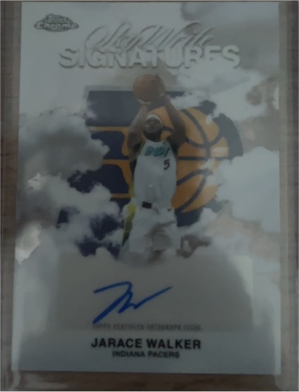 2025-26 Topps Chrome Sky Write Signatures #SWS-JW Jarace Walker — front