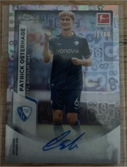 2023-24 Topps Chrome Bundesliga #9 Patrick Osterhage — front