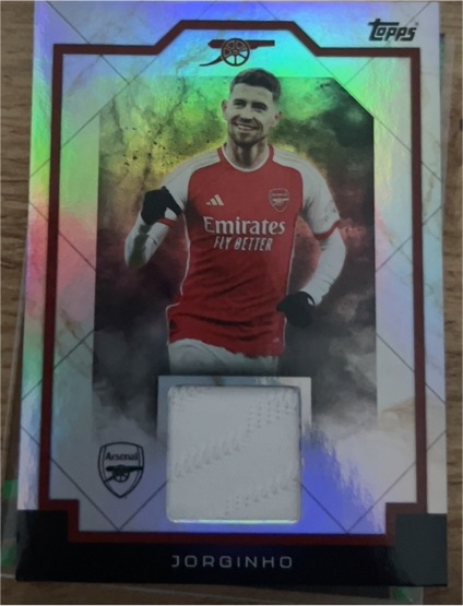2023-24 Topps Arsenal Jorginho Marble Hall Relic — front