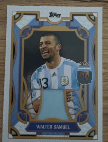 2024 Topps Argentina Team Set Walter Samuel — front