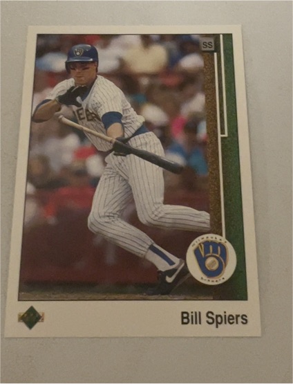 1989 Upper Deck #745 Bill Spiers — front