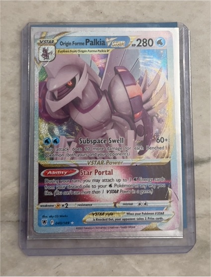 2022 Pokémon Astral Radiance #040 Origin Forme Palkia VSTAR — front