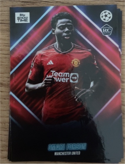 2023-24 Topps Showtime UEFA Club Competitions #NNO Omari Forson — front