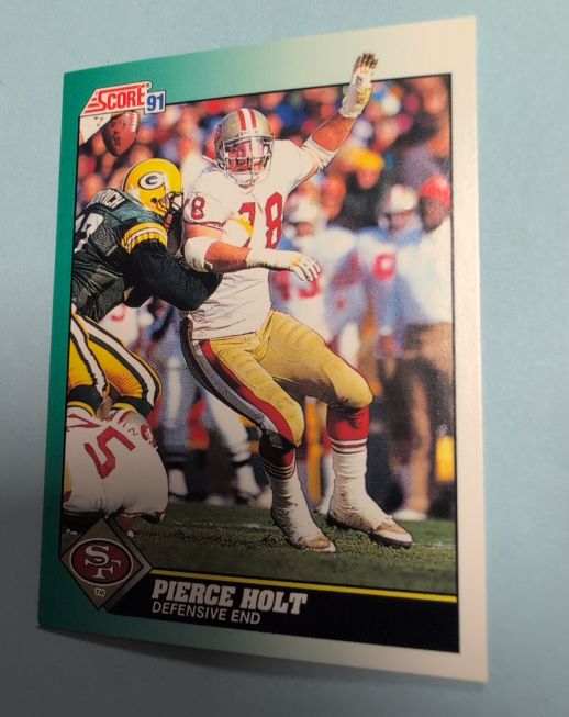1991 Score #263 Pierce Holt — front