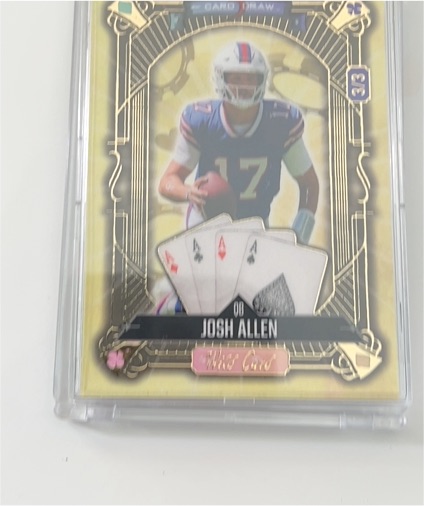 2024 Wild Card 5 Card Draw Josh Allen — front