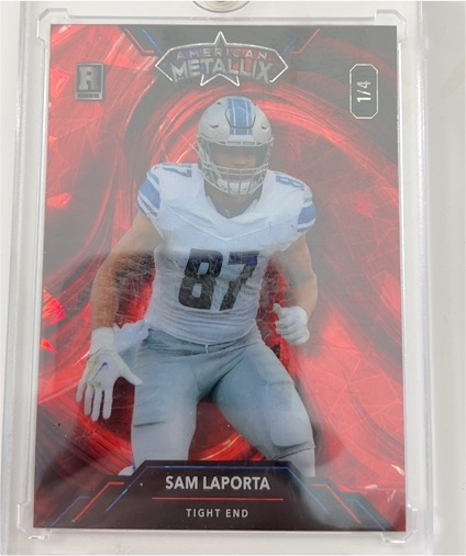 2023 Wild Card American Metallix #WMM-SL Sam LaPorta — front