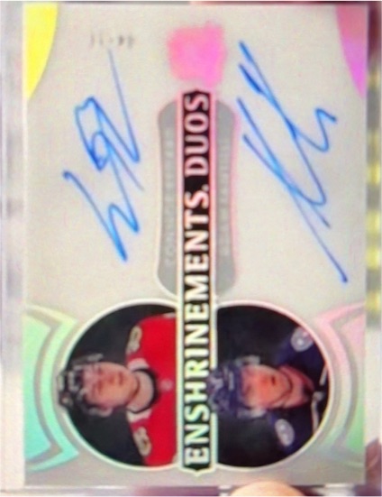 2005 UD Rookie Update Inspirations Dual #264 Corey Perry Alex Tanguay — front
