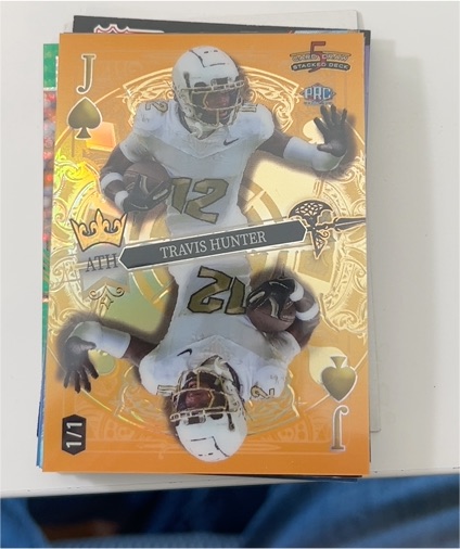 2024 Wild Card 5 Card Draw Stacked Deck #Jack Travis Hunter — front