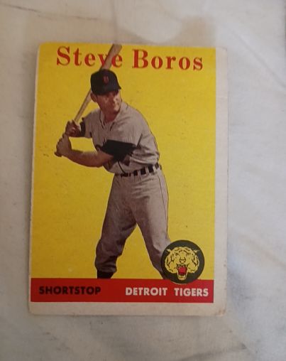 1958 Topps #81 Steve Boros — front