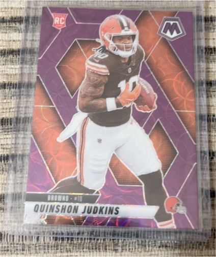2025 Panini Mosaic #365 Quinshon Judkins — front