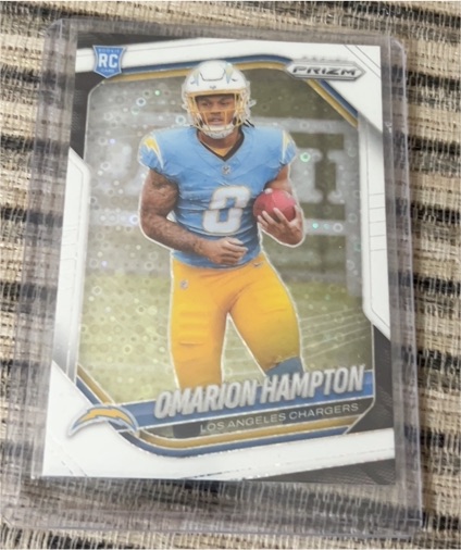 2025 Panini Prizm #355 Omarion Hampton — front