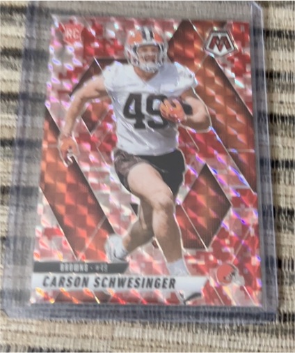 2025 Panini Mosaic #371 Carson Schwesinger — front