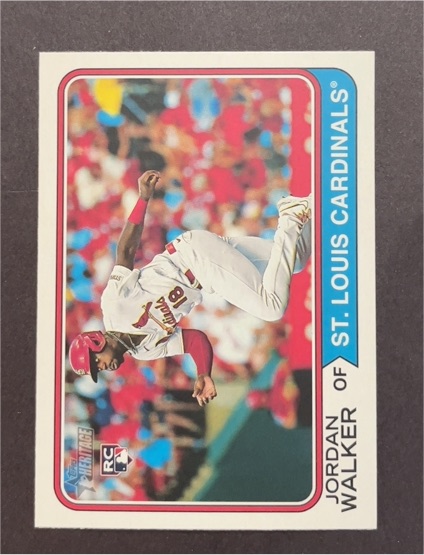 2023 Topps Heritage #558 Jordan Walker — front